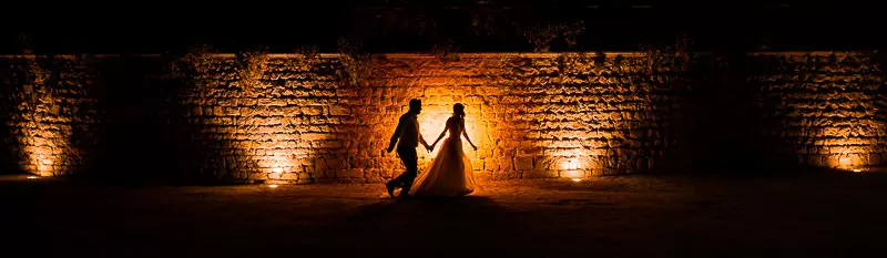 Photo de couple lors d'un mariage au domaine de Valinches