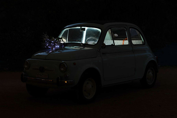 Test photo avant l'arrivée des mariés