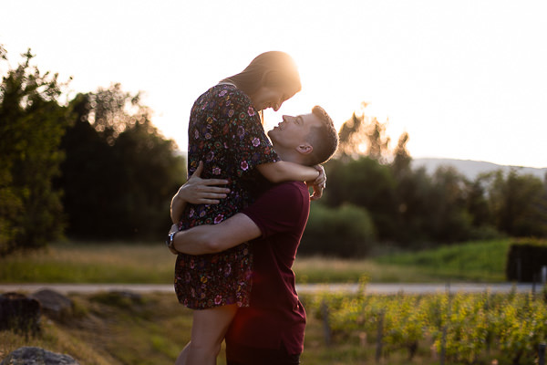 Photo de couple avant leur mariage