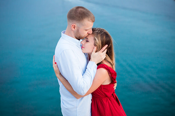 Photo de couple avant mariage à Marseille