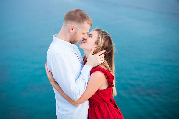 Séance photo de couple avant mariage à Marseille