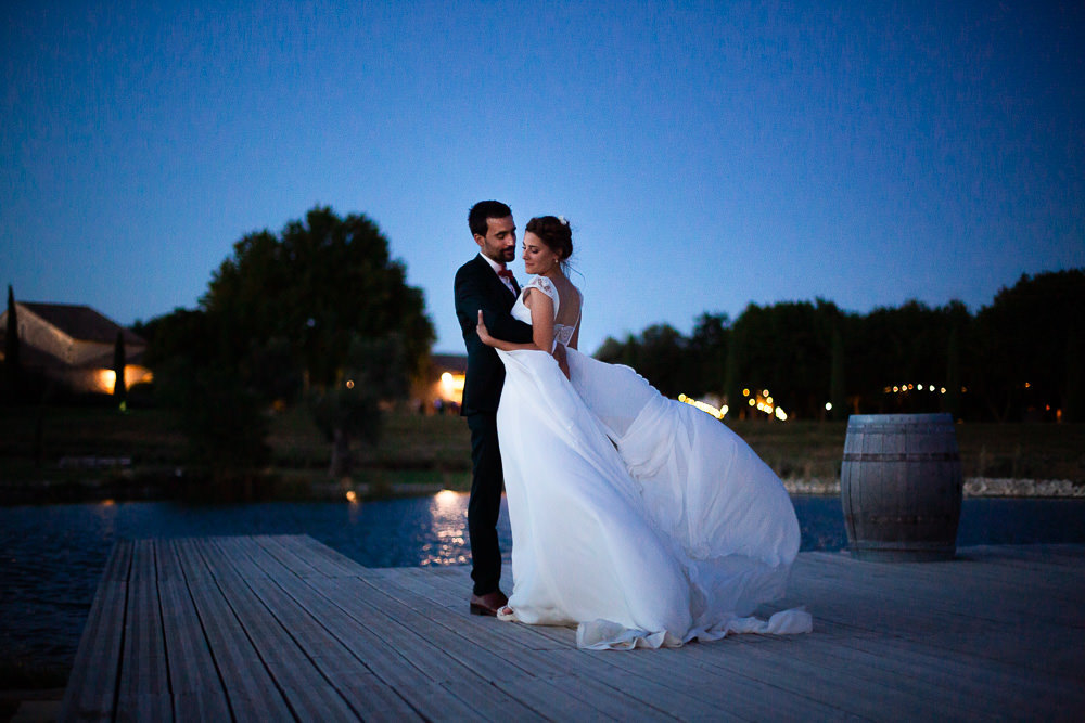 Photo de couple sur un mariage aux domaines de Patras