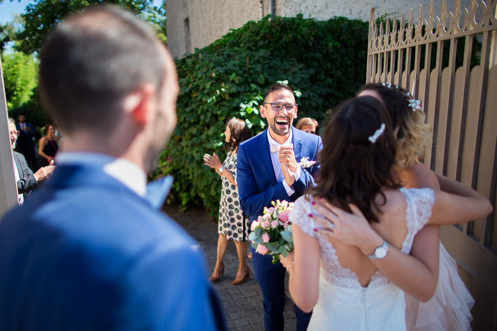 Premier regard du frère de la mariée sur un mariage à Lyon