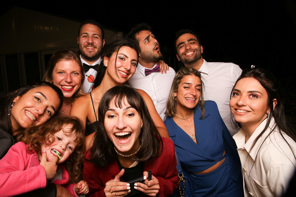 Boîte à photo sur un mariage au domaine de la Grand-Maison