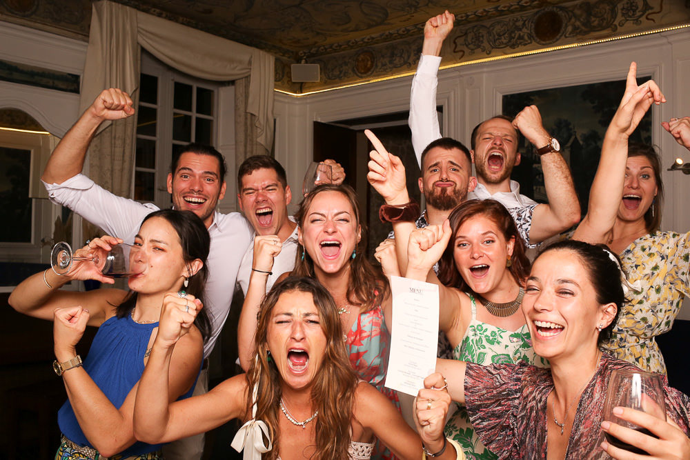 Photobooth sur un mariage au domaine de la Chartrognière
