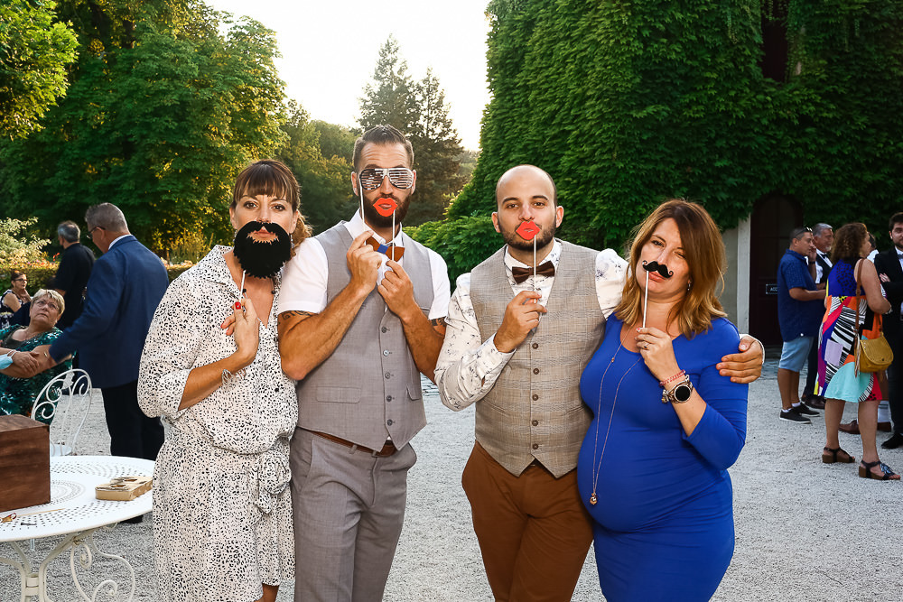 Photobooth sur un mariage au domaine de la Grand-Maison