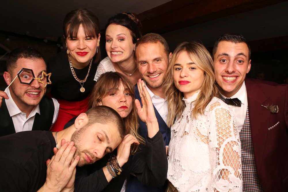 Photobooth sur un mariage au domaine de Tourieux à Savigny