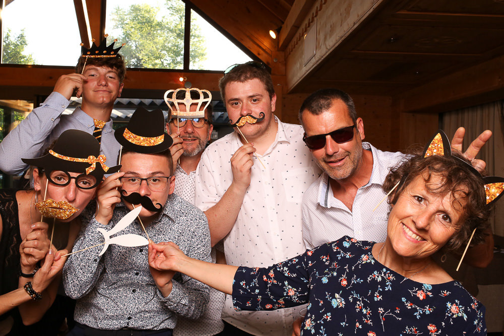 Photobooth sur un mariage en Savoie