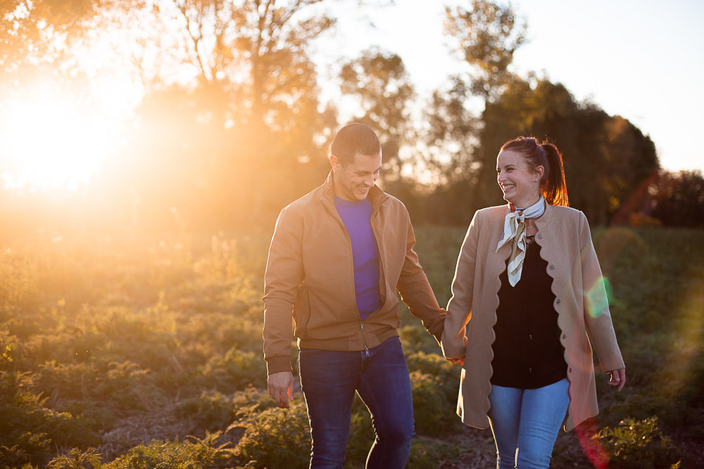 Séance engagement avant le mariage dans l'ain