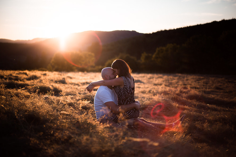 Shooting photo de couple dans le beaujolais